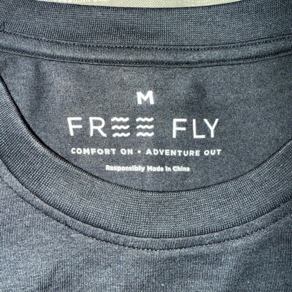 NWT Free Fly Apparel Black Short Sleeve Tee